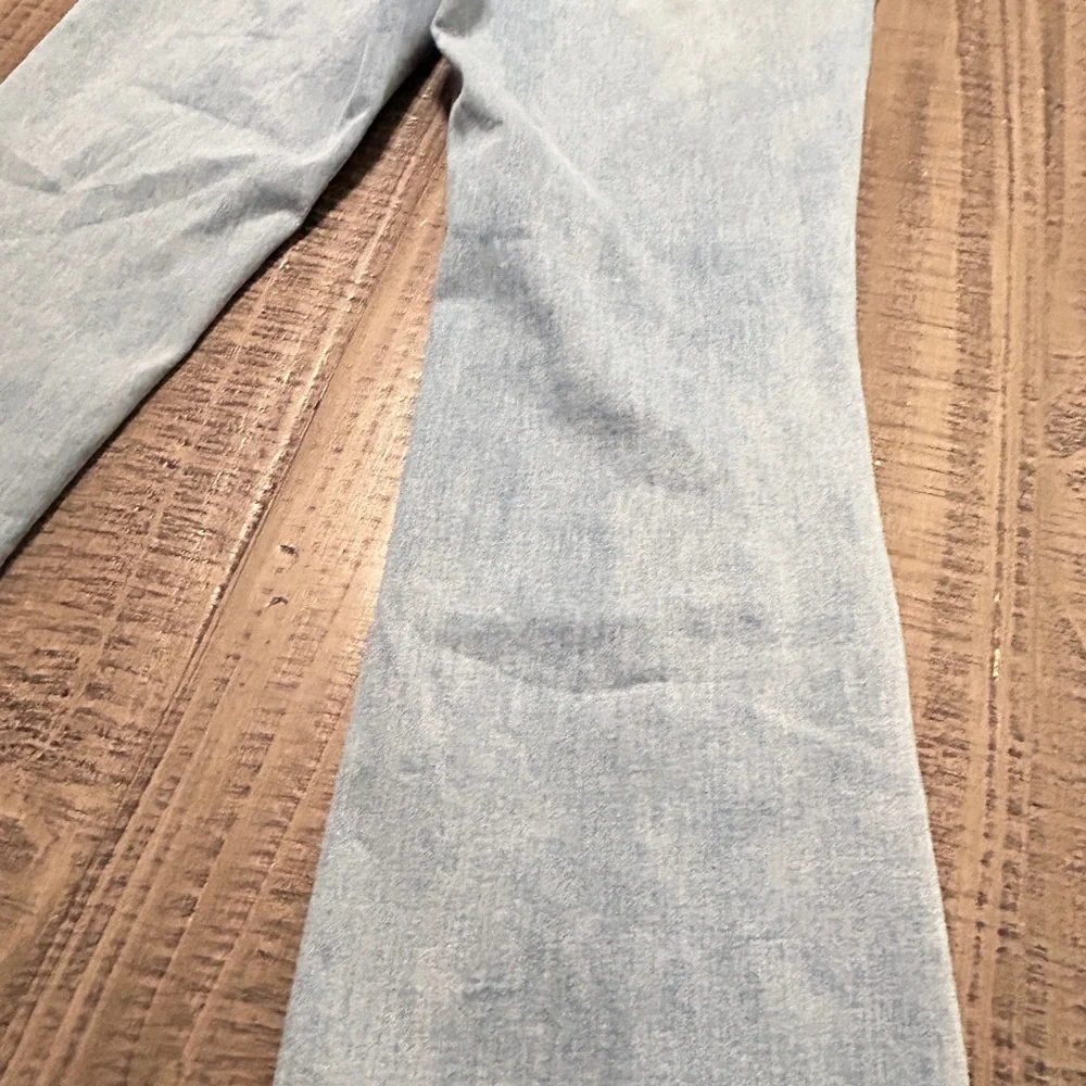 DG2 by Diane Gilman Light Blue Floral Embroidered Jeans - Picture 11 of 13